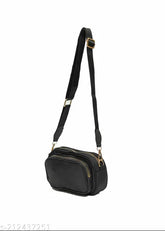 Solid polyester parachute sling bag, perfect for travel makeup organization, premium quality and privacy